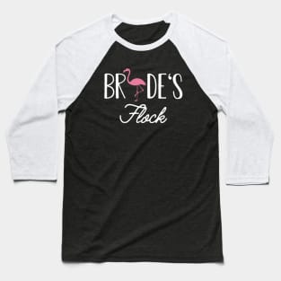 Bridesmaid - Bride's flock ( Flamingo Theme ) Baseball T-Shirt